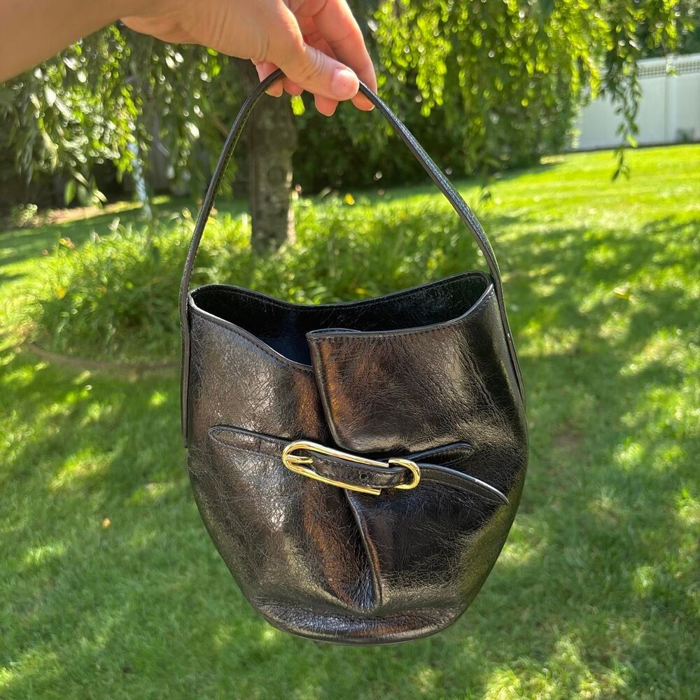Liffner Belted Bucket Bag